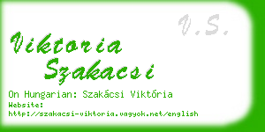 viktoria szakacsi business card